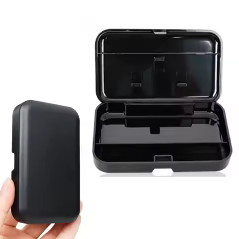 HAPPY Multicolour Plastic Tobacco Box 110 * 75mm King Size Portable Dry Herb Cigarrate Case Cigarett
