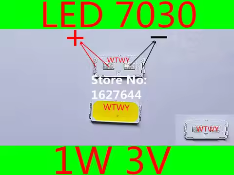 LED 7030 High Power 1W 3V Neutral White 4000K For LG LED Lighting Application LEMWS73V80JZ30B0