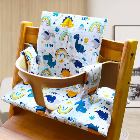 Baby Cushion for Stokke Tripp Trapp High Chairs Soft Padded Seat Backrest Baby Set Compatible Easy t