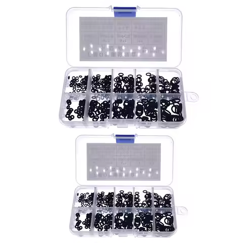 O-Ring Nitrile Rubber Washer Set 1 Box Silicone Sealing Rings Resistance Gaskets Wear Resistance O-R