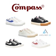 Compass Gazelle Low Black Gum/Cream/White Blue/Black White/White Red Sepatu