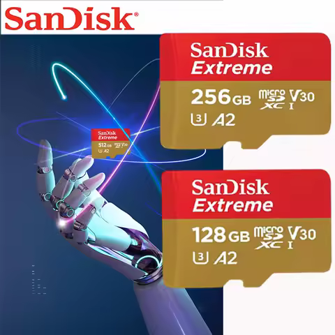 SanDisk TF Memory Card 32GB 64GB 128GB 256GB 512GB A2 U3 V30 High Speed Micro SD Card for File Stora