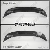 Honda City Hatchback (2020-2025) Ducktail Spoiler (B) Rear Spoiler Lip GN5 GN6 ABS Material Trunk Wi