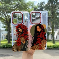 Softcase ITEL A90 Clear Case Motif Casing ITEL A90 Latest Clear Transparent Silicone