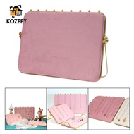 KOZEEY Velvet Necklace Display Board Home Shows for Women Modern Necklace Jewelry