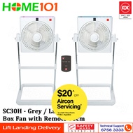 KDK Box Fan 30cm w/Remote Control and Stand SC30H