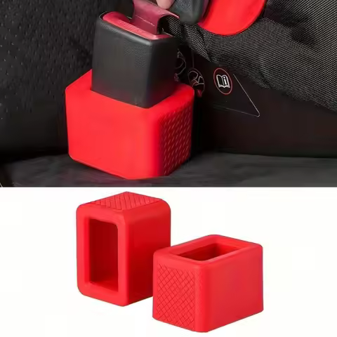Seat Belt Buckle Holder, Seat Belt Buckle Retainer, Silicone Auto Rear Seatbelt Buckle Booster To Ma