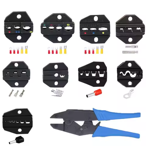 1pcs HS Crimping Pliers Jaw for 230mm/9inch Pliers Crimping Tool Die Wire Terminal Crimper HS-03BC/4