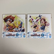 【現貨】全新 日版 BANDAI 一番賞《DIGIMON ADVENTURE 數碼暴龍大冒險》- E賞 太一 亞古獸 / 小光 迪露獸 色紙