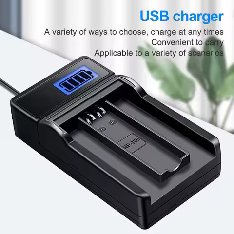 HQIX for Minolta DG-X50-K DG-X50-R DG-X50-S DiMAGE X50 X60 Camera NP-700 Charger Battery