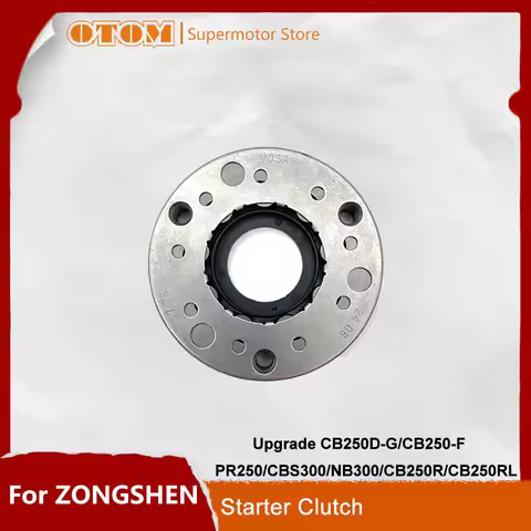 OTOM Motorcycle Starter Clutch Overrunning Clutch For ZONGSHEN Upgrade CB250D-G CB250-F PR250 CBS300