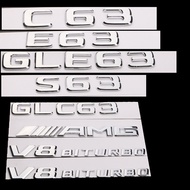 Mercedes-Benz C63 E63 S63 GLC63 GLE63 GLS63 AMG Car Logo Word Logo Modified Logo Full Car Logo