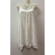 [USA PRODUCTS] OSCAR DE LA RENTA - 2-LAYER LACE NIGHT DRESS