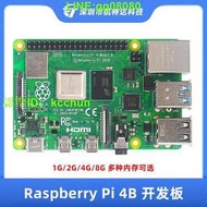 樹莓派4B Raspberry Pi4代B型開發板雙頻Wifi藍牙1G 2G 4G 8G可選