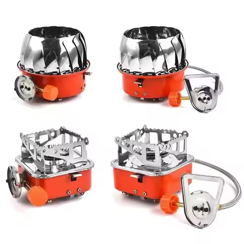 Desert Fox Camping Gas Stove Burner Outdoor Portable Windproof Cooking Stove Ultralight Tourist Cook