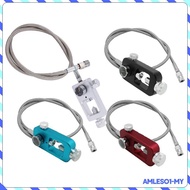 [AmlesoaeMY] DIN Valve Scuba Adapter 4 High Pressure HPA Tank (Stainless Steel Braided)