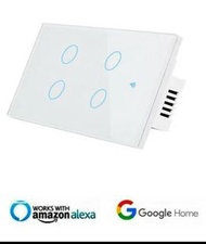 *New In Box*  SMATRUL TUYA Smart Life APP WiFi + RF Light Touch Switch Dimmer Switch EU/US Plug for 