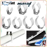 MURRAY 5Pcs Lamp Tube Clip, Fixing Clips With Rubber Protection Spring Terry Clip,  Base Tool Clamp 