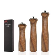 Seasoning Bottle Pepper Grinder Spice Grinder Wooden Kitchen Pepper Grinder Manual Pepper Grinder Pe