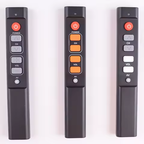 Old People Easy Use Universal Learn Remote Control Work for TV STB DVD HIFI Heater Spearker, Learnin