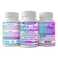 ORIGINAL Gluta Pearl Glutathione Maximum Strength Skin Whitening Pills 60 Capsules Halal (