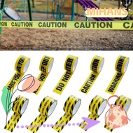 MIH Warning Tape, Black Character DO NOT ENTER Caution Signs Adhesive Tape, Tool Party Decoration Ye