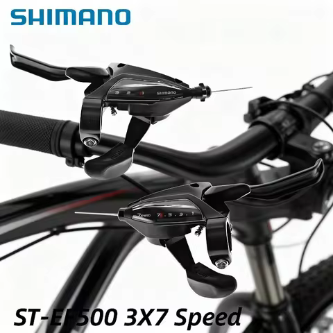 SHIMANO ACERA ALTUS EF500 3x7V 3x8S Groupset- EZ FIRE PLUS Shift Brake Lever 2-finger lever size 3x7