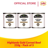 HIGHLANDS Gold Corned Beef 210g - Pack of 3