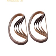 10X 330*10mm Abrasive Sanding Belt Sandpaper 80# Sander Grinding Polishing Tools