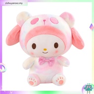 Kreatif tie-dye Kuromi plush toy Melody Cinnamon dog doll hadiah hari jadi kanak-kanak untuk girlfri