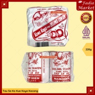 Tau Sa Ko Kue Kering Koya Putih Beras Ketan Wijen Cap Delima Tawon 220g 4x55g