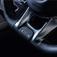 Steering Wheel Brabus Badge Trim Nappa Leather For Mercedes-AMG A45 C63S E63S S65 G63 GLC63 GLE63 W1