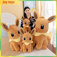 Boneka Mainan Pokemon Plushie 2025น่ารัก Eevee ตุ๊กตาผ้ากำมะหยี่ขนาดขนาดใหญ่ลายการ์ตูนตุ๊กตาหมาจิ้งจ