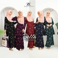 BAJU KURUNG MODEN BELLA 2022 IRONLESS, BY ZOELLA COUTURE BAJU KURUNG MODEN BAJU RAYA 2022