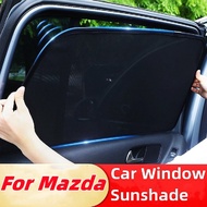 Magnetic Sunshade for Mazda 2 3 5 CX3 CX4 CX5 CX7 CX8 CX30 Accessories Car Side Window Curtain Sun S