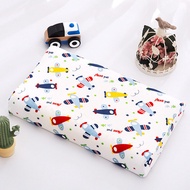 yurongfx 1PC Kids Pillowcase Cotton Breathable Baby Pillow Case Cartoon Pattern 27x44cm/30x50cm Natural Latex Pillowcase Pillow Cover Home Decoration Children's Products