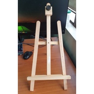 Wooden easel stand / painting stand small for tabletop