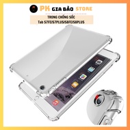 Samsung Tab S7FE S7PLUS S8FE S8Plus Shockproof Transparent Silicone Tablet Case For Samsung Tab S7FE S7PLUS S8FE S8PLU