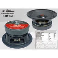 Speaker Blackspider 6 Inch Midle Black Spider 638 W3 6" Terbaik