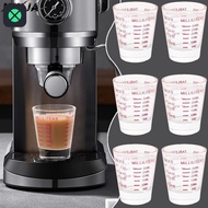1F 30ML Glass Measuring Cup with Scale - Mini Wine Glass - Espresso Measuring Cup - Glass Ounce Cup 