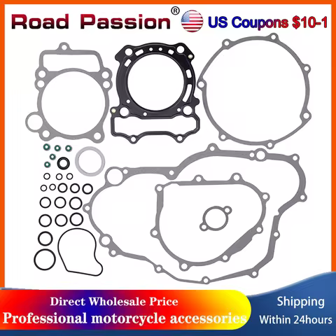 Motorcycle Engine Cylinder Gasket Head Cover Set For Yamaha WR250F 2001-2014 YZ250F 2001-2013 WR YZ 