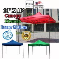 NewArri 10 x 10 Full Set Canopy Roof Express Night Market Canopy Camping Kanopi Penuh Khemah Pasar M