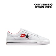 CONVERSE รองเท้าผ้าใบ ONE STAR PRO LIPS OX WHITE MEN (A04606C) A04606CM_F3WTXX