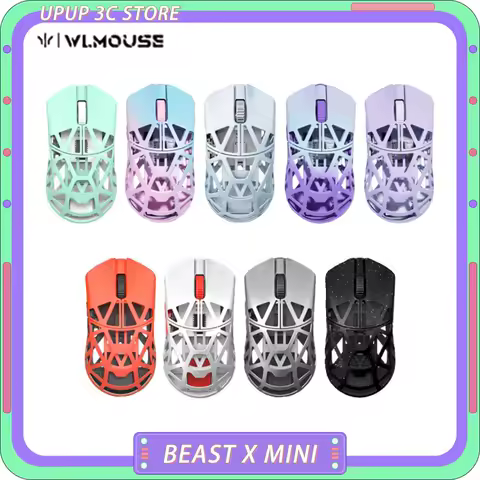 Wanling Wlmouse Beast X Mini Mouse Lightweight Magnesium Alloy Wireless Dual Mode Mouse Ergonomics P