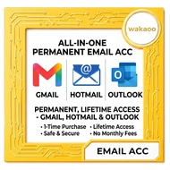 🔥Wakaoo - Android🔥Gmail & Hotlink & Outlook New Permanent Email Account | Safe & Ready Stock✨Email A