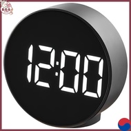 [Korea IKEA] PLUGGET Digital Alarm Clock Black - 3-Level Brightness, USB/Battery Powered, Large Disp