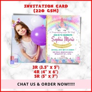 ☩  ▸ ⏆ 10PCS INVITATION CARD WITH FREE ENVELOPE (3R, 4R, 5R)