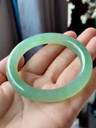 冰種 天然翡翠 緬甸 A玉 玉鐲 • 冰種芙蓉翡翠圓鐲