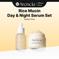 [Bundle of 2][Arencia] Rice Mucin Glow Serum 30ml + Rice Mucin Glow Serum 30 50g(Day & Night)
