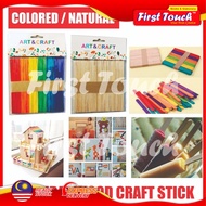 Ice Cream Stick Wood Stick Pine Wood Craft Stick Batang Ais Krim Popsicle Diy Art Craft Pine Wood St